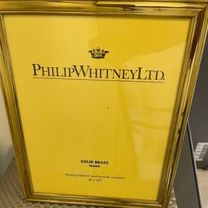 Philip Whitney Ltd Solid Brass Frame